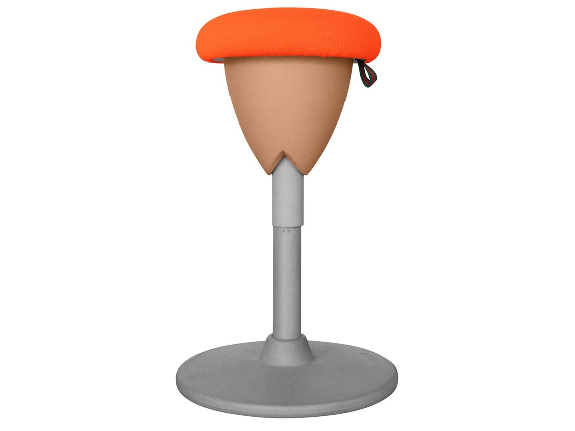 Taburetes de Oficina EUROSEATS Wobble Pisa Naranja