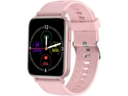 Reloj inteligente para hombre y mujer, IP68, con control de temperatura corporal, podómetro y rastreador de actividad física para Android e iOS (rosa) Bestvite