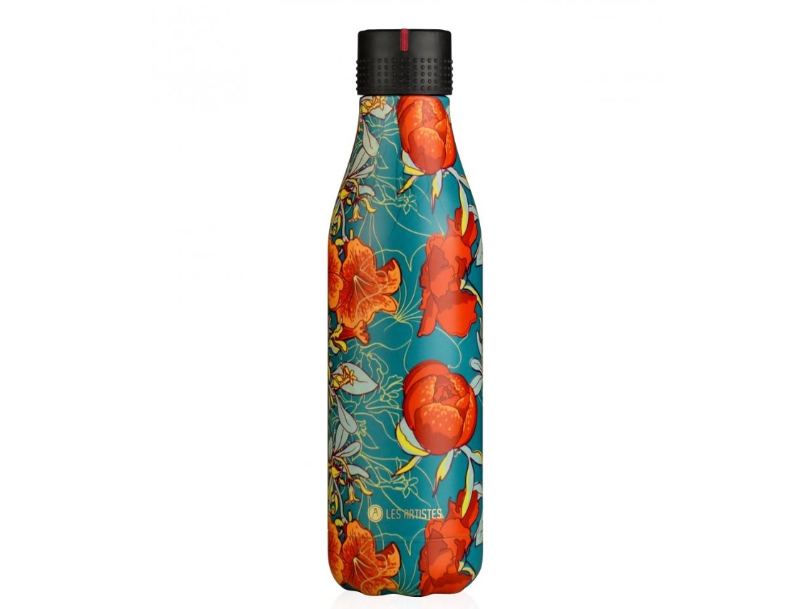 Botella LES ARTISTES PARIS (Acero - Verde - 7,05 x 7,05 x 25,40 cm)