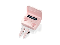 Auriculares Bluetooth True Wireless YDCY T33 In Ear Micrófono Rosa