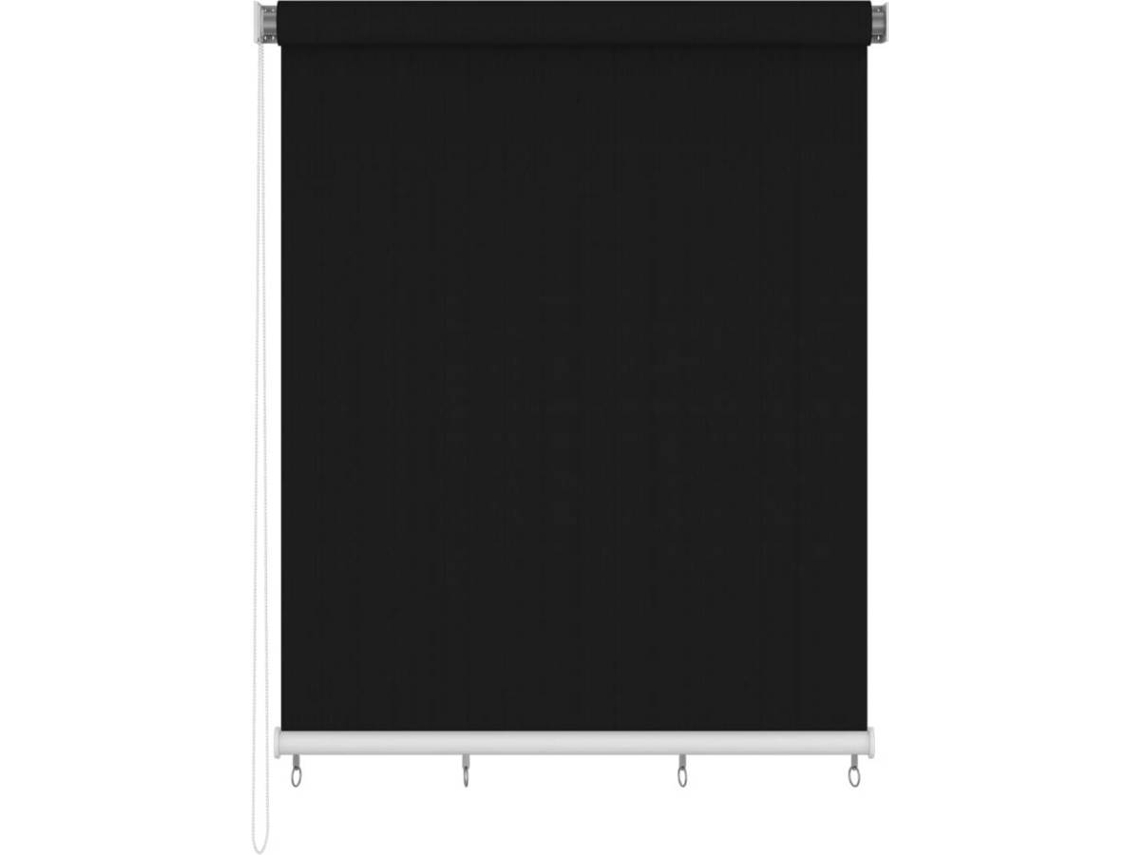 vidaXL Persiana enrollable de exterior 240x230 cm negro