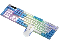 Conjunto De Teclado Mecánico Con Precisión Y Retroiluminación Para Entretenimiento Y Trabajo.