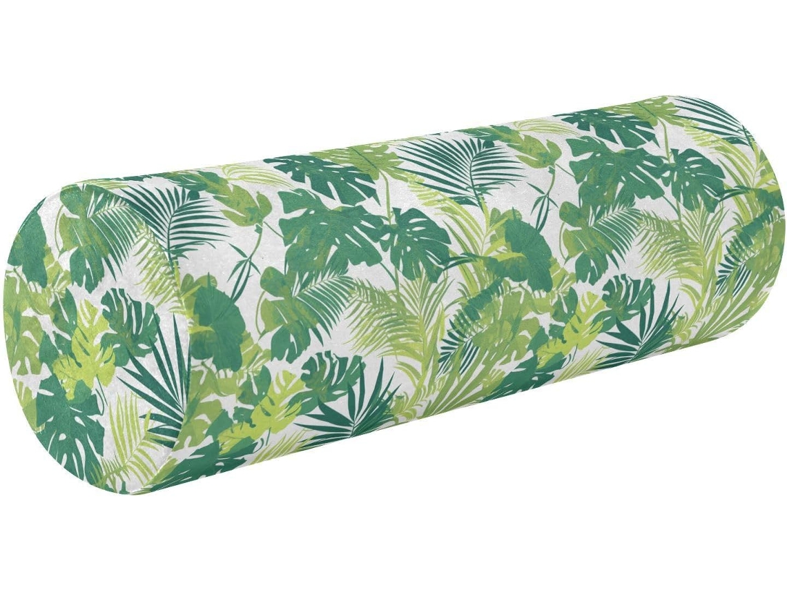 Almohada Frodotgv Cervical Redonda Espuma Viscoelástica Soporte Fácil Limpiar: Dormir