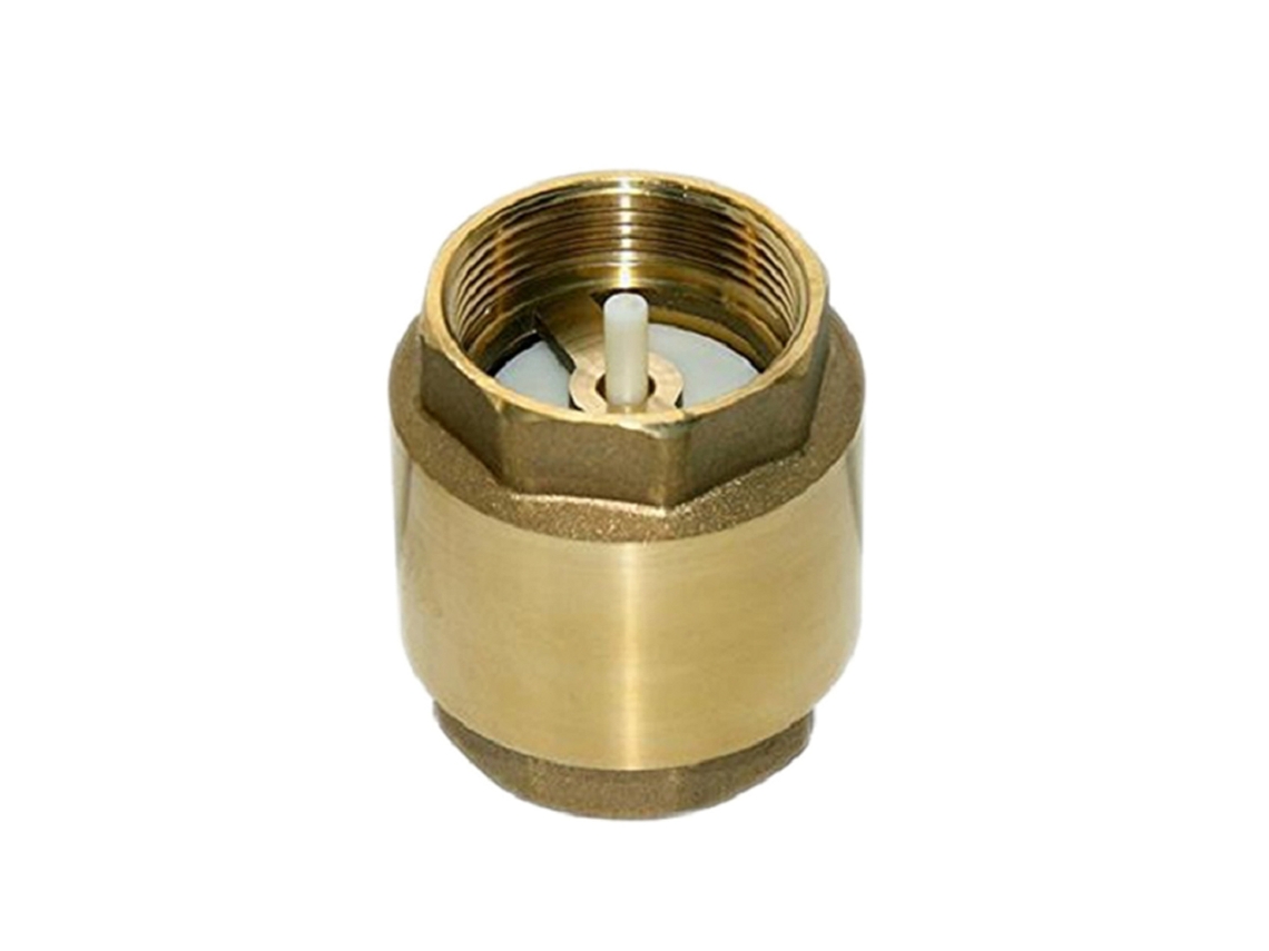 Válvula antirretorno Latón. Válvula de retención rosca 2 latón, 63 mm de diámetro, para Control de agua. Válvula de retención de caudal de alta calidad.