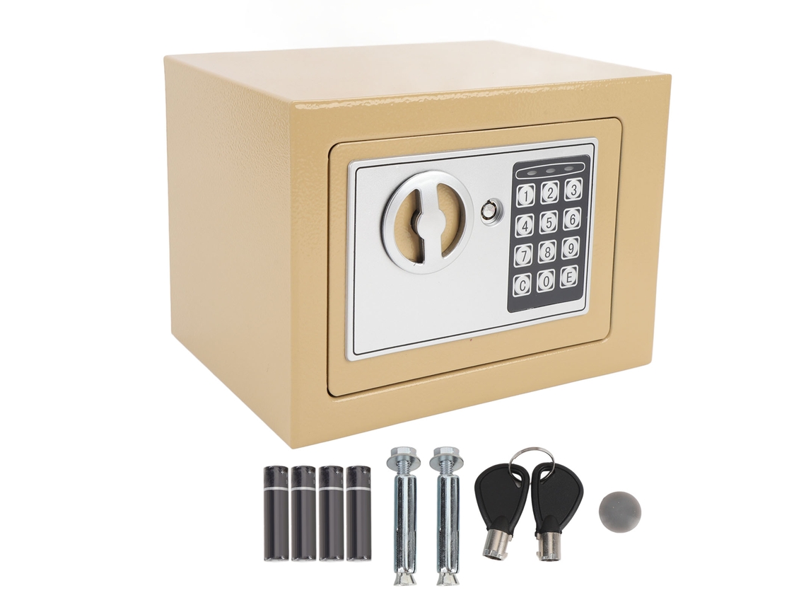 Caja Fuerte Digital De Acero Todo Home Safe Antirrobo Para Dinero Y Joyas