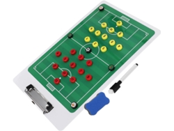 Pizarra magnética de entrenamiento de fútbol de PVC ligero, tamaño compacto, reutilizable para análisis de partidos. Slowmoose