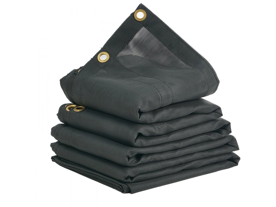 Red de carga para remolque volquete de 1,5 x 4,3 m (5 x 14 pies) con PVC de 18 oz y costuras reforzadas para un transporte seguro - Tekmaquinas