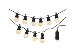 Luces LED cálidas Wellhome con temporizador (10 bombillas)