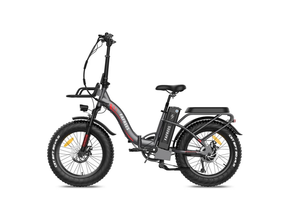 Bicicleta eléctrica plegable Fafrees F20 Max 250w 48v22.5ah, 20 pulgadas, 25 km/h, color gris
