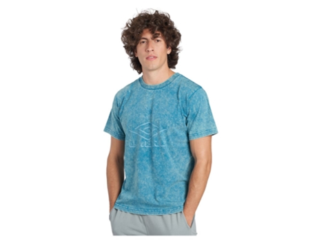 Camiseta de Hombre para Fútbol UMBRO Large Logo Azul (XL)