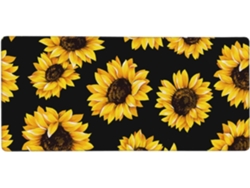 Besportble Alfombrilla De Ratón De Gran Formato Con Diseño De Girasol Y Base De Goma Antideslizante Y Un To...