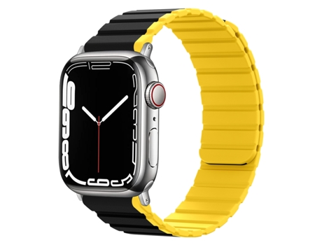 Correa para Smartwatch de Silicona Magnética Inteligente para Apple Watch Ultra 49mm y Watch Ultra 2 49mm / Series 9 y 8 y 7 45mm / SE 3 y SE 2 y
