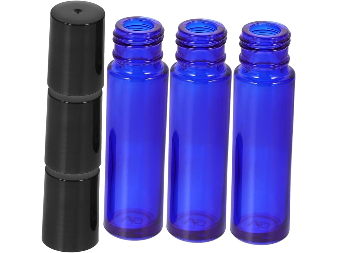 Conjunto De 24 Frascos Roll-on Vazios E Recarregáveis Para Óleos Essenciais E Perfumes.