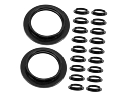 Juego de 30 anillos de fijación para pantallas de lámparas, adaptadores de collar de plástico con rosca para S Gokoco