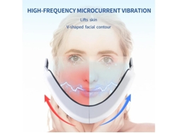 Máquina eléctrica V-Line para eliminar la papada, masajeador facial con 6 modos y 12 intensidades ajustables, Yizhood