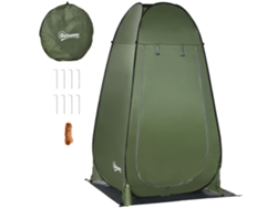 VPMKP - Tienda pop up Outsunny, 126x124x198 cm, verde