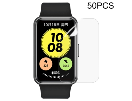 Protector de pantalla de película de hidrogel suave para Huawei Watch GT/Fit/Fit 2, 50 piezas
