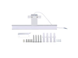 Lámpara LED para espejo de armario (blanco cálido, resistente al agua)