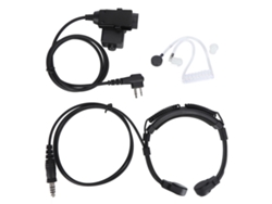Adaptador Ptt U94 Para Auriculares Militares Con Sistema Pulsar Para Hablar Para Radios Motorola