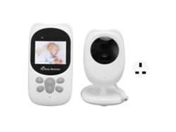 Monitor Para Bebés Con Vídeo De 2,4 Pulgadas, Visión Nocturna A Color, Comunicación Bidireccional, Alcance De 150 M, Con Canciones, Enchufe Británico 100-240 V.