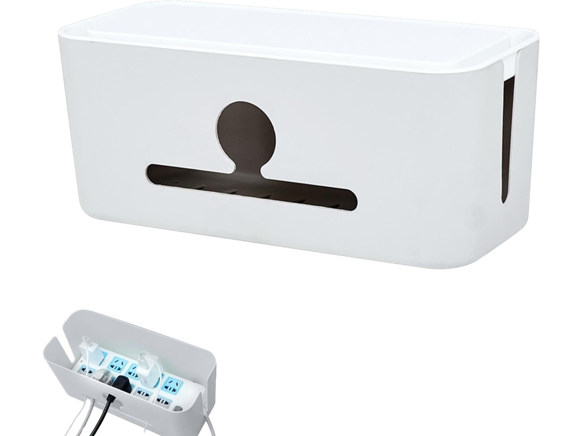 Caja De Gestión De Cables, Organizador De Cables, Gestión De Espacio De Almacenamiento Ordenado Para Enchufes