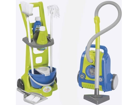 Juguetes de Fantasía SMOBY Carrito de Limpieza con Aspirador (Edad Minima: 3)