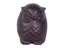ORIGEN Home Decor Buho Buhos Figura de Búho Gris - 11x8x8cm BY SIGRIS