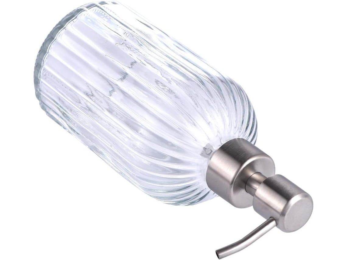 Botella Sumergible Al Vacío De Vidrio Ciieeo De 400 Ml Con Bomba De Presión Portátil Y Ecológica, Diseño Sencillo.