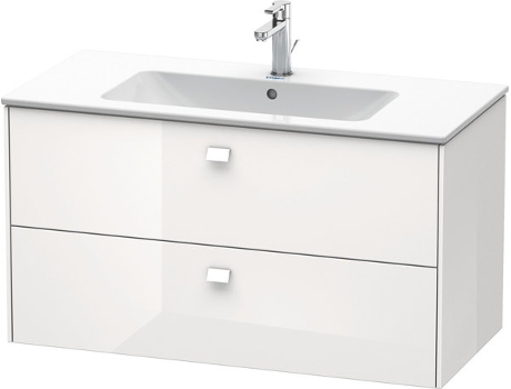 Mueble bajo encimera DURAVIT Brioso 102,0 x 47,9 cm con 2 cajones incl. hueco para sifón y delantal para lavabo ME by Starck 233610