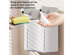 Dispensador de jabón líquido y espuma con dos salidas sin contacto y sensor infrarrojo MDUG (espuma y goteo)