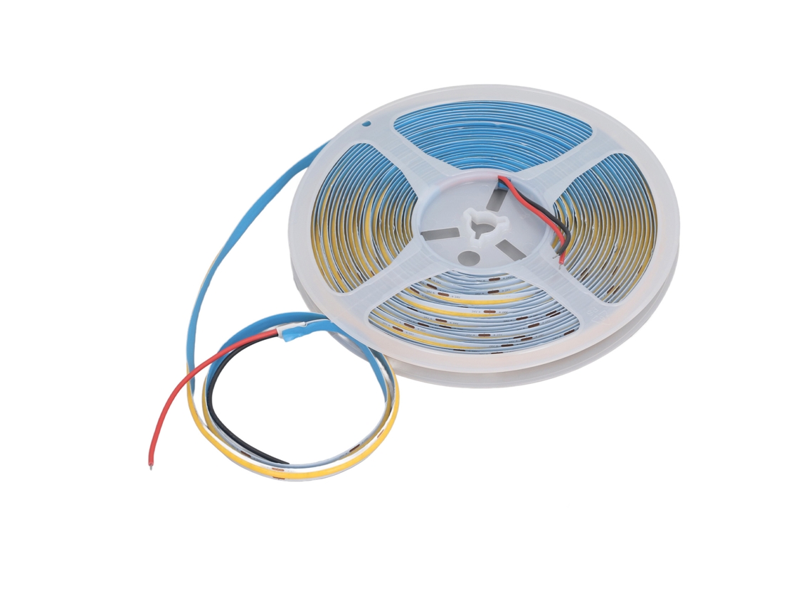 Tira Led Cob 32.8 Pulgadas 320leds 900lm 3000k 8mm Luz Cinta Blanca Cálida Flexible