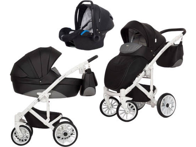 Carrito de Bebé Individual EXPANDER Xenon + Kite Isofix Ready Carbon