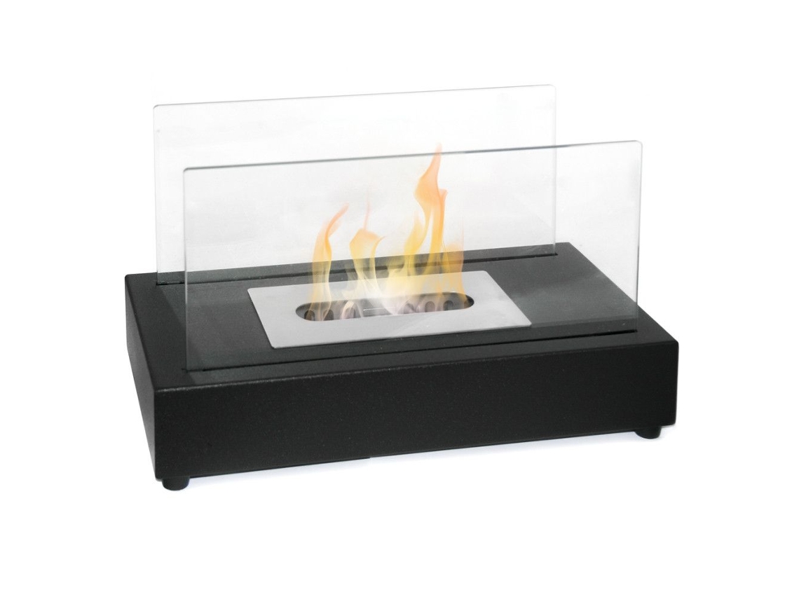 Mesa de chimenea de bioetanol Berlín, mesa de chimenea de bioetanol, 35 cm de ancho x 18 cm de profundidad x 20,5 cm de alto