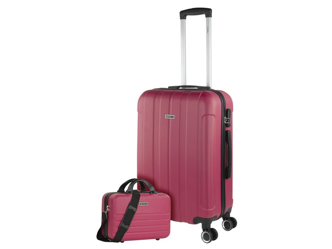 Juego De Maletas Rígidas Abs ITACA Havel fresa (42X63x24 Cm)
