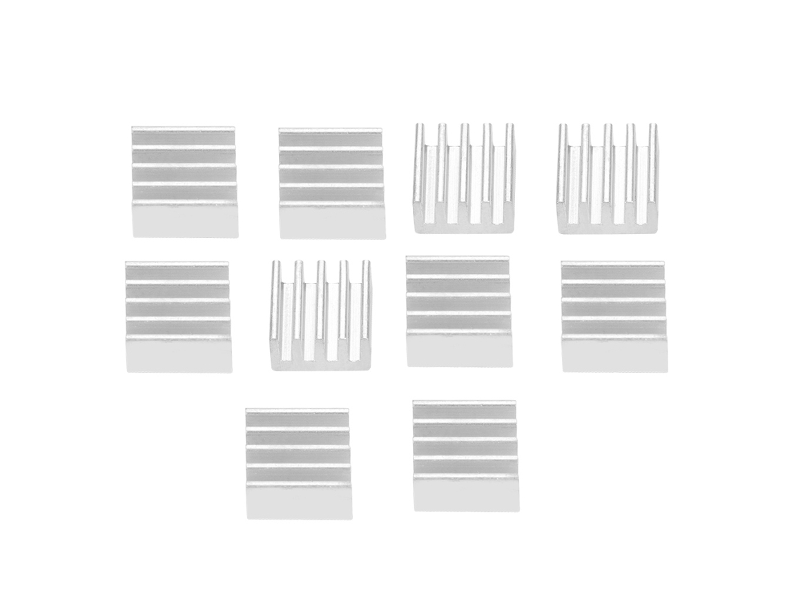 2026velora-10 Piezas Radiadores De Aluminio Adhesivos Para Disipación Rápida De Calor Impresora 3d A4988