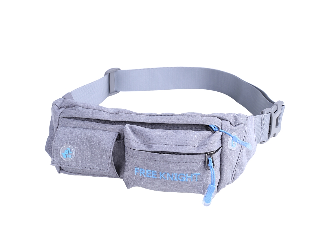 Bolsa De Cintura Deportiva Multifuncional Impermeable Para Correr Con Teléfono, Actualizada, Gris Claro