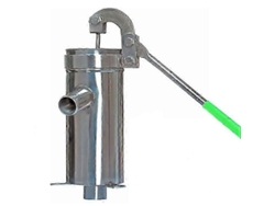 Bomba Agua Manual Acero Inoxidable Para Pozos Profundos Succión 8m Casa Y Jardín
