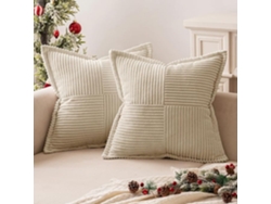 Capa Cojín Terciopelo Navideño 40x40 Conjunto 2 Decorativas