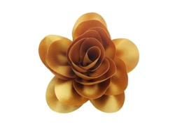 2026-corsage De Ocasión Formal Estilo Francés Rosa Grande Tela De Seda Broche Para Boda Prom Fiesta Novio Novia
