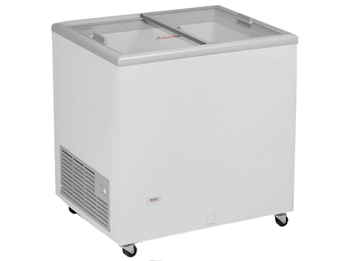 Congelador Horizontal Gelados Tampa Plana Vidrio STARLUX.