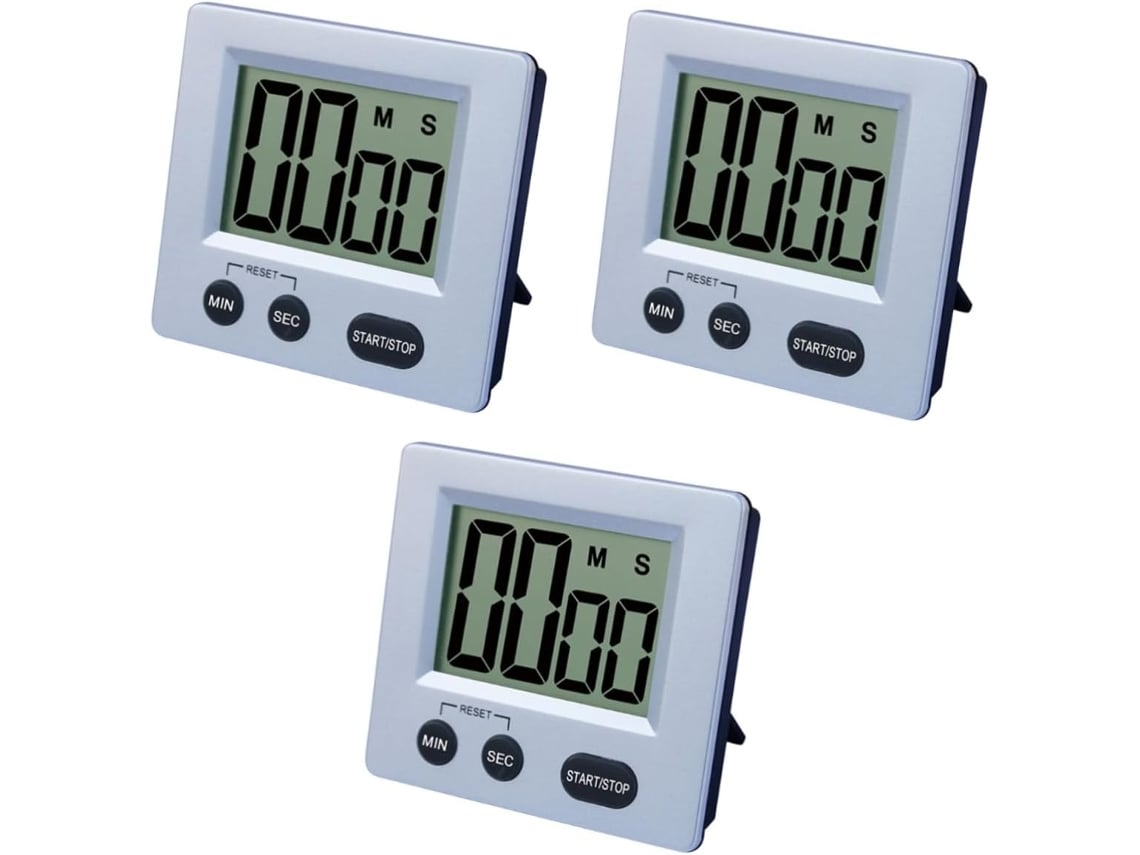 Alarma De Cuenta Regresiva. Péguela A La Puerta Metálica Del Refrigerador. Temporizador Magnético.