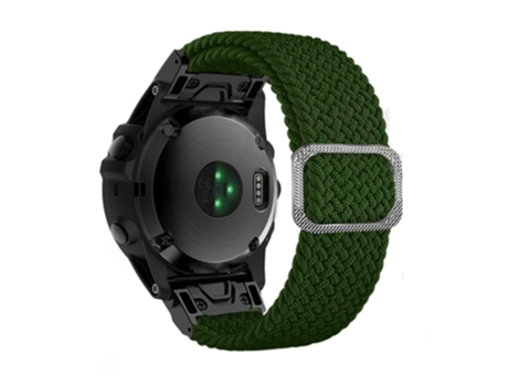 Correa de nailon 22mm con hebilla para Garmin Fenix 7/Epix/Instinct 2/Approach S62/Fenix 5 - pista