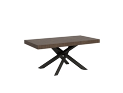 Mesa de Comedor ITAMOBY Volantis (90x180/284 - Paneles de Melamina - Nogal)