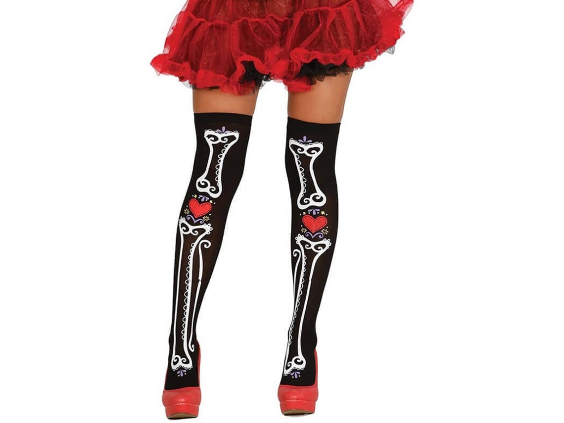 Medias DISFRAZZES Día De Los Muertos (Talla Universal )