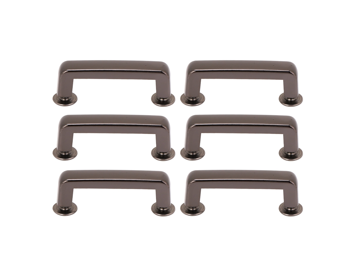 20 Hebillas De Arco Para Puentes Con Anilla En D De Aleación De Zinc, 26x7x6 Mm, Con Tornillos Ph, Color Plata Y Negro.
