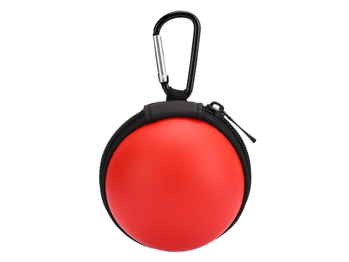 Bolsa De Armazenamento Protetora Para Pokébola Switch Com Mosquetão Material Abs Branco Vermelho