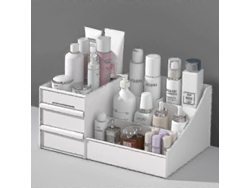 Organizador de escritorio con cajón para herramientas de uñas y maquillaje, ideal para guardar cosméticos. Hengjian