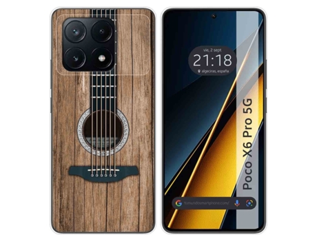 Funda Silicona para Xiaomi Poco X6 Pro 5G diseño Madera 11 Dibujos TUMUNDOSMARTPHONE