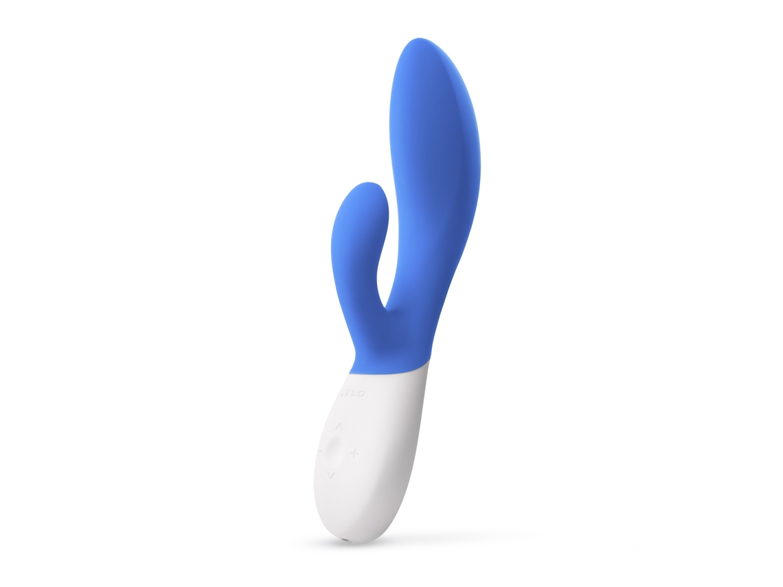 Vibrador 'Rabbit' LELO Ina Wave 2 California Sky para Mujer (Tecnología Wavemotion - 12 Ajustes de Vibración)