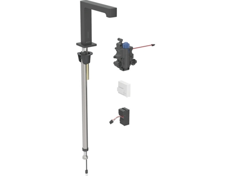 Mezcladora de lavabo Geberit Brenta, con mezcladora termostática, funcionamiento de red, para caja de funciones ocultas, 116.197.
